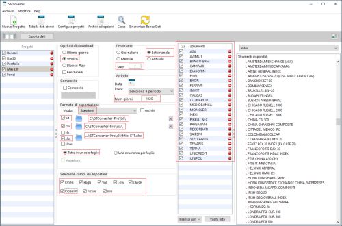 Configurazione STConverter per aggiornare file excel, CSV ed Ascii Testo.